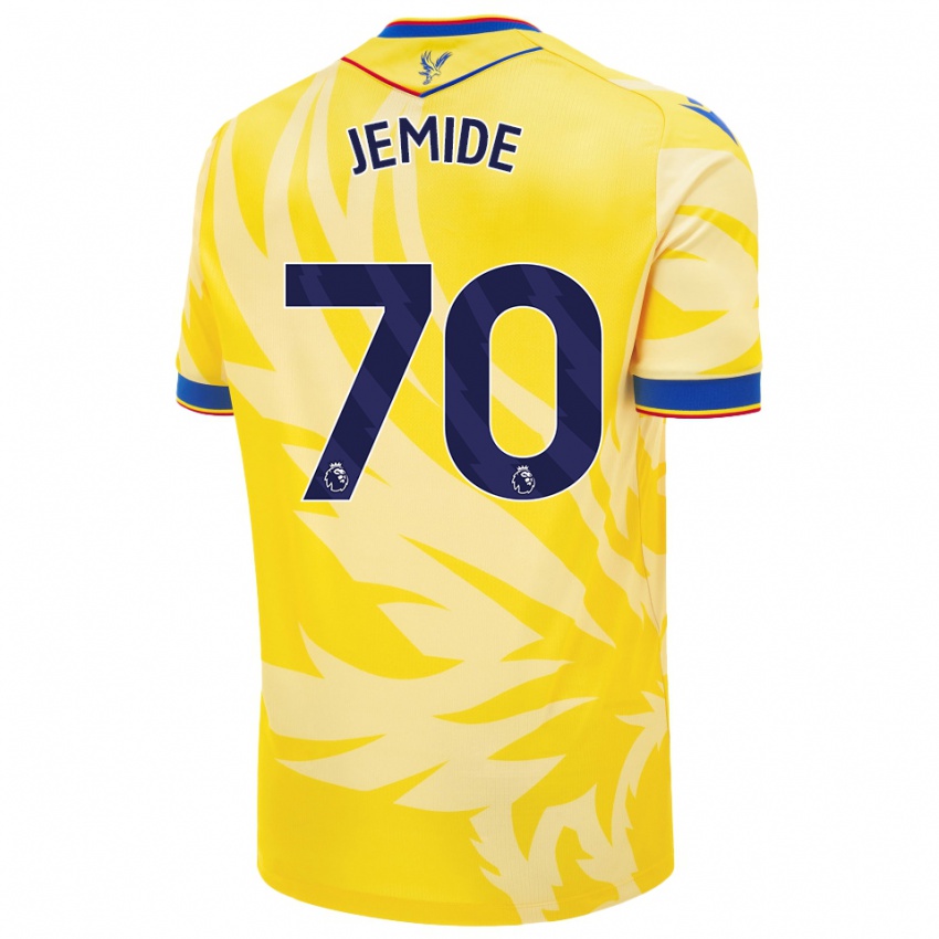 Enfant Maillot Mofe Jemide #70 Jaune Tenues Extérieur 2024/25 T-Shirt Suisse