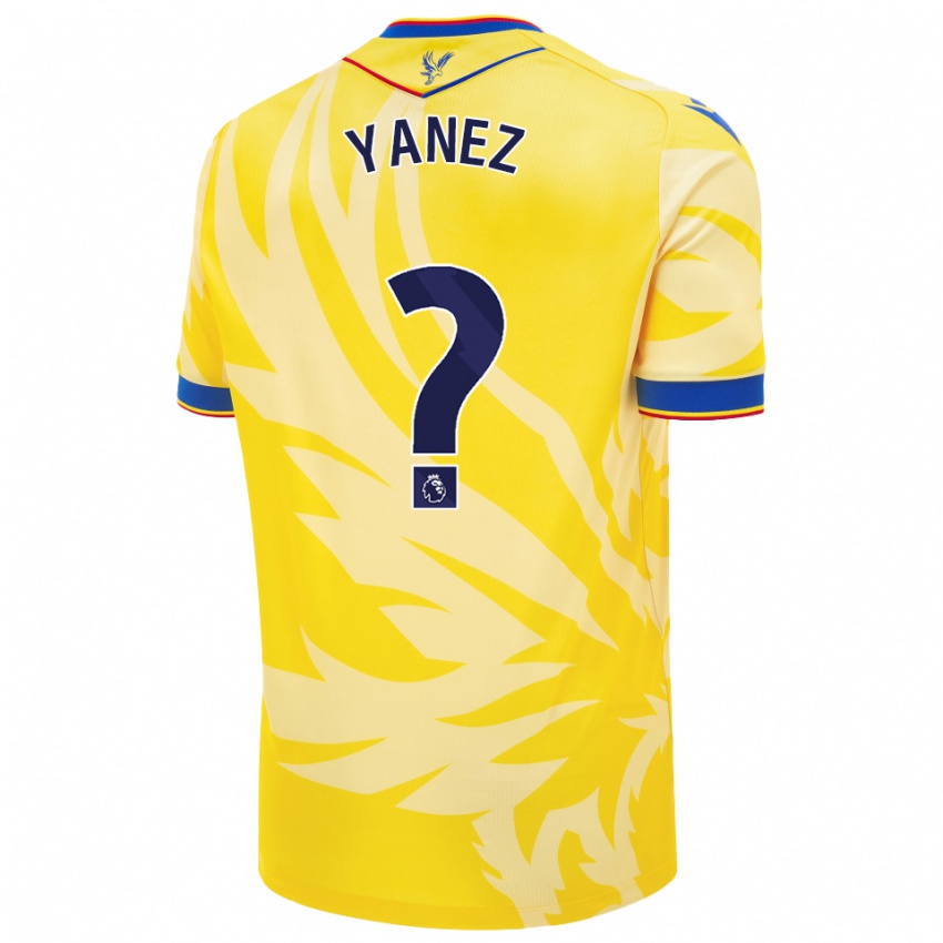 Enfant Maillot Shae Yanez #0 Jaune Tenues Extérieur 2024/25 T-Shirt Suisse