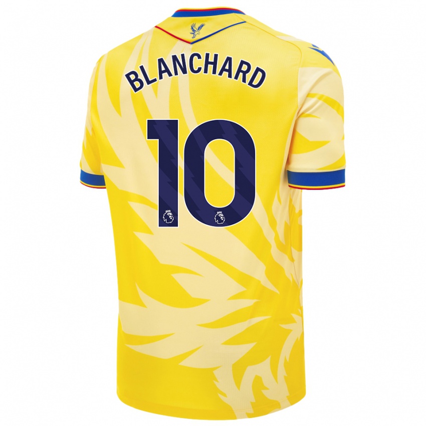 Enfant Maillot Annabel Blanchard #10 Jaune Tenues Extérieur 2024/25 T-Shirt Suisse