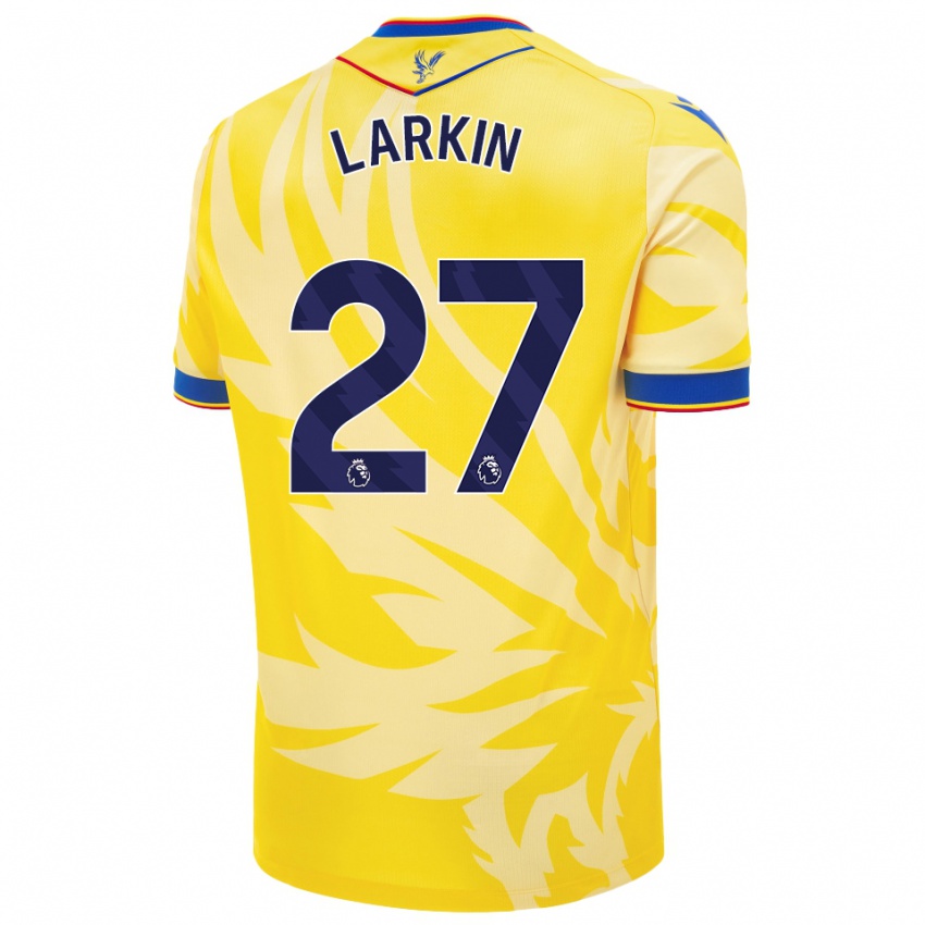 Enfant Maillot Abbie Larkin #27 Jaune Tenues Extérieur 2024/25 T-Shirt Suisse