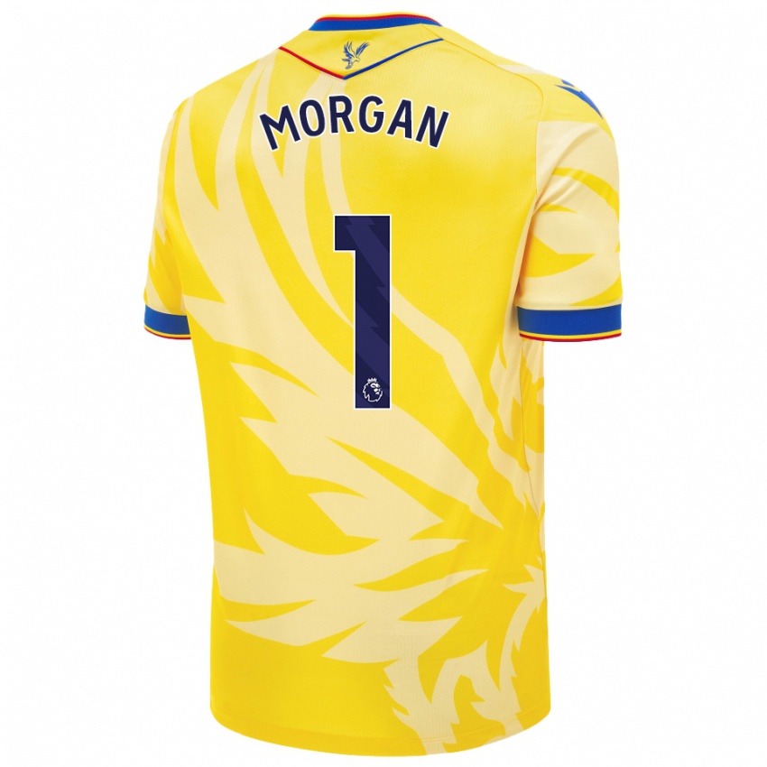 Enfant Maillot Chloe Morgan #1 Jaune Tenues Extérieur 2024/25 T-Shirt Suisse