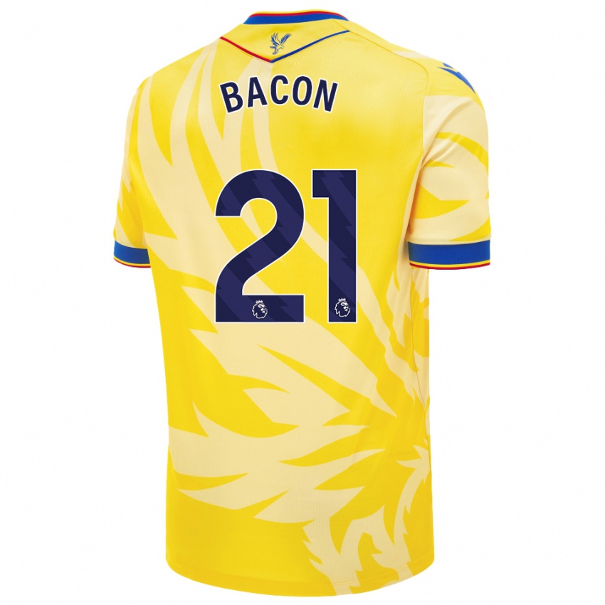 Enfant Maillot Skye Bacon #21 Jaune Tenues Extérieur 2024/25 T-Shirt Suisse