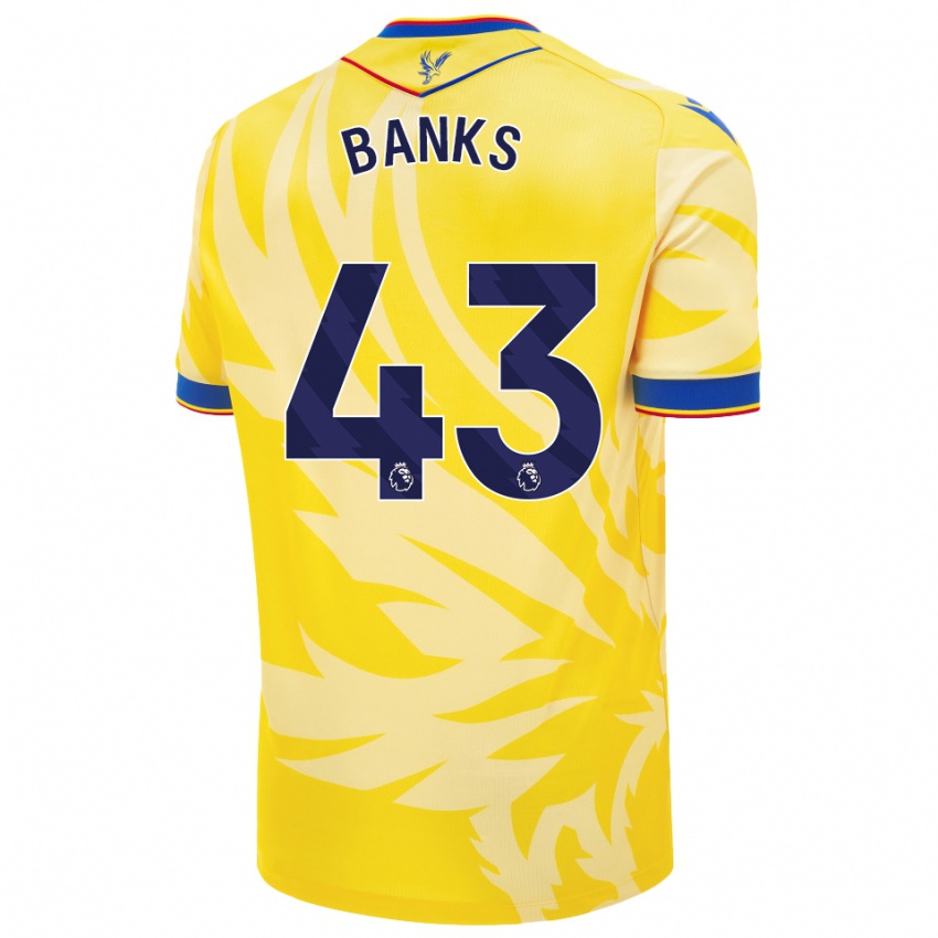 Enfant Maillot Scott Banks #43 Jaune Tenues Extérieur 2024/25 T-Shirt Suisse