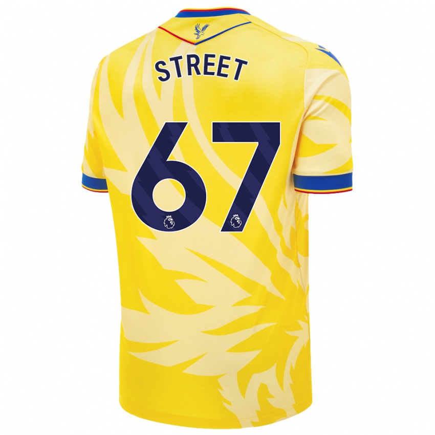 Enfant Maillot Rob Street #67 Jaune Tenues Extérieur 2024/25 T-Shirt Suisse