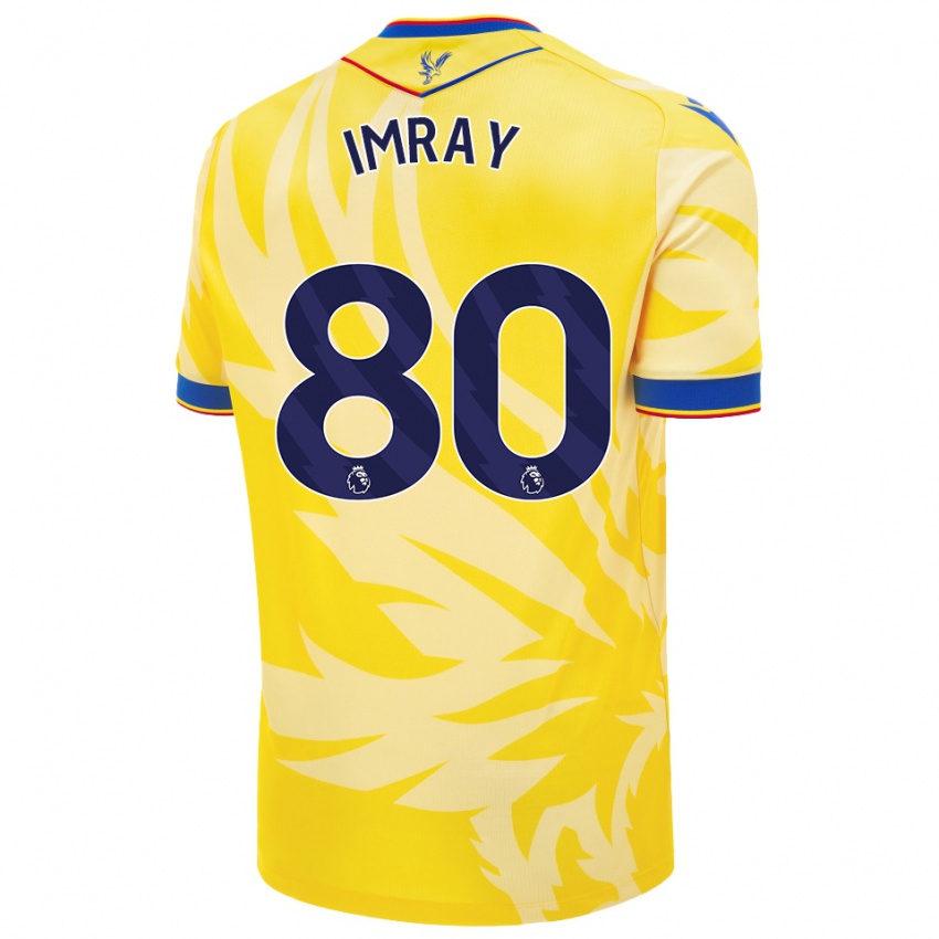 Enfant Maillot Danny Imray #80 Jaune Tenues Extérieur 2024/25 T-Shirt Suisse