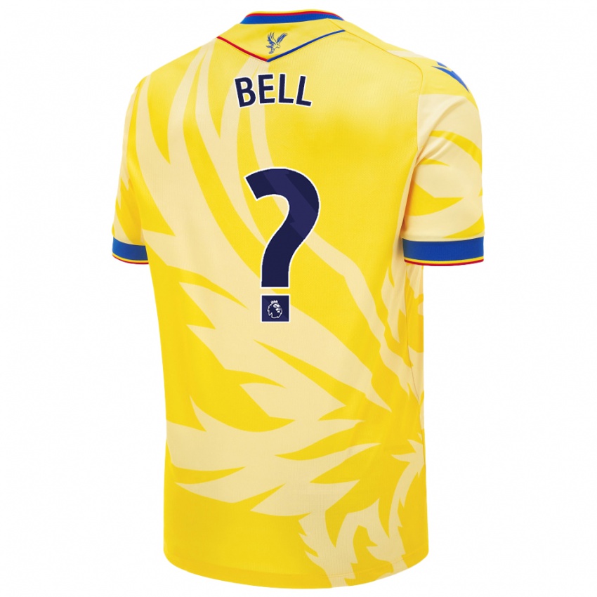 Enfant Maillot Freddie Bell #0 Jaune Tenues Extérieur 2024/25 T-Shirt Suisse