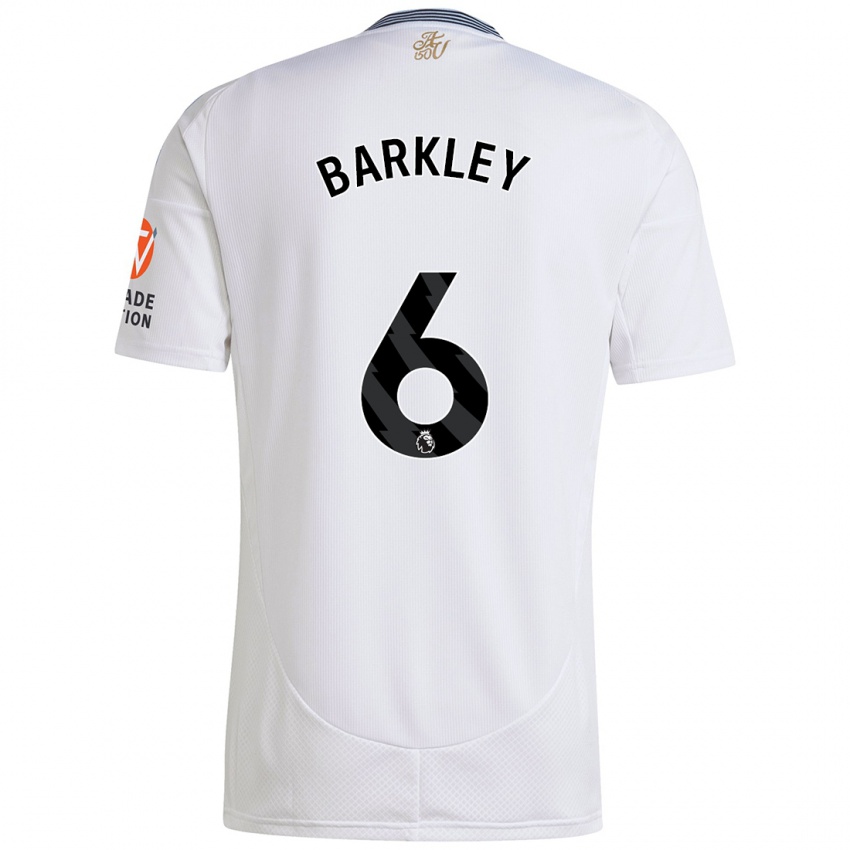 Kinder Ross Barkley #6 Weiß Auswärtstrikot Trikot 2024/25 T-Shirt Schweiz