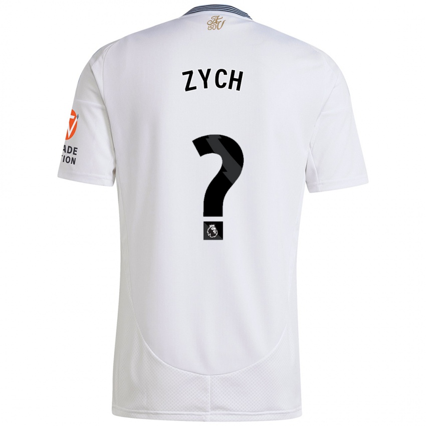 Enfant Maillot Oliwier Zych #0 Blanc Tenues Extérieur 2024/25 T-Shirt Suisse