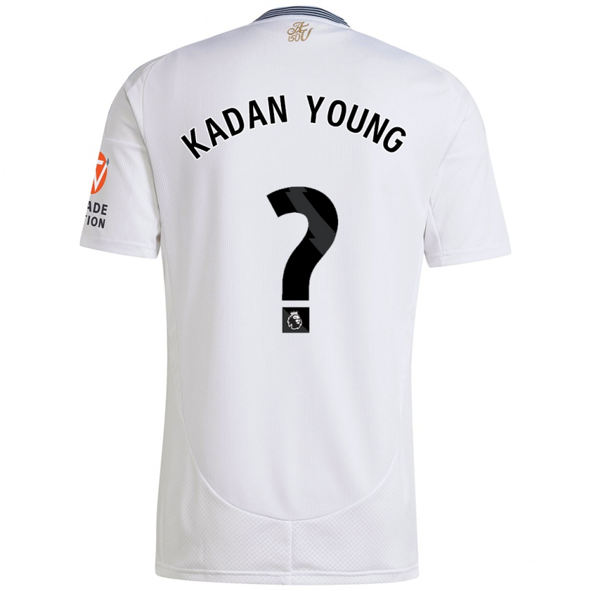 Enfant Maillot Kadan Young #0 Blanc Tenues Extérieur 2024/25 T-Shirt Suisse