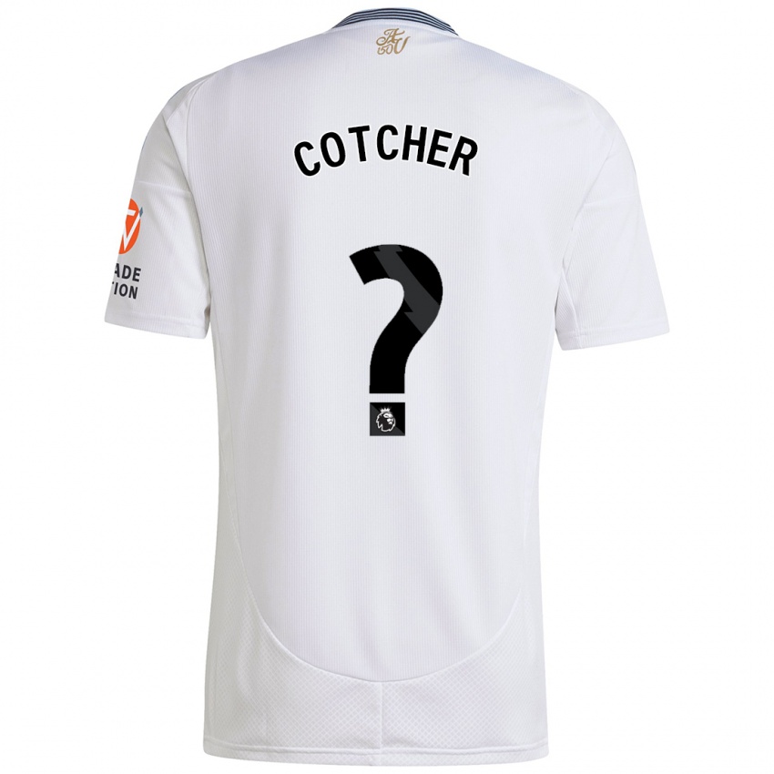 Enfant Maillot Mason Cotcher #0 Blanc Tenues Extérieur 2024/25 T-Shirt Suisse