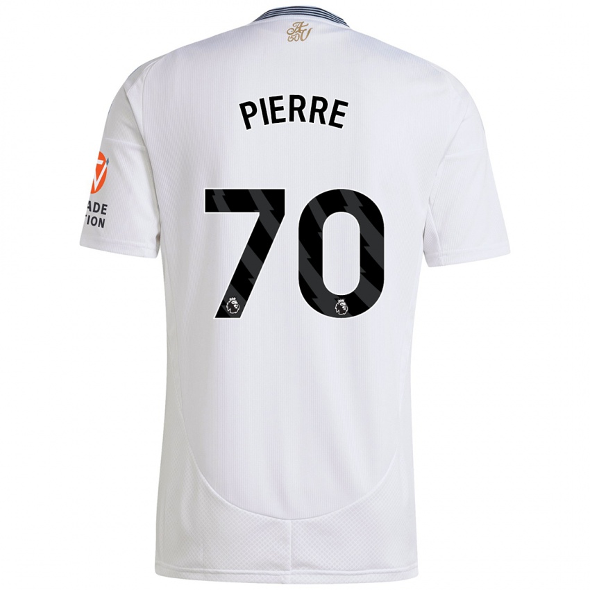 Enfant Maillot Kyrie Pierre #70 Blanc Tenues Extérieur 2024/25 T-Shirt Suisse