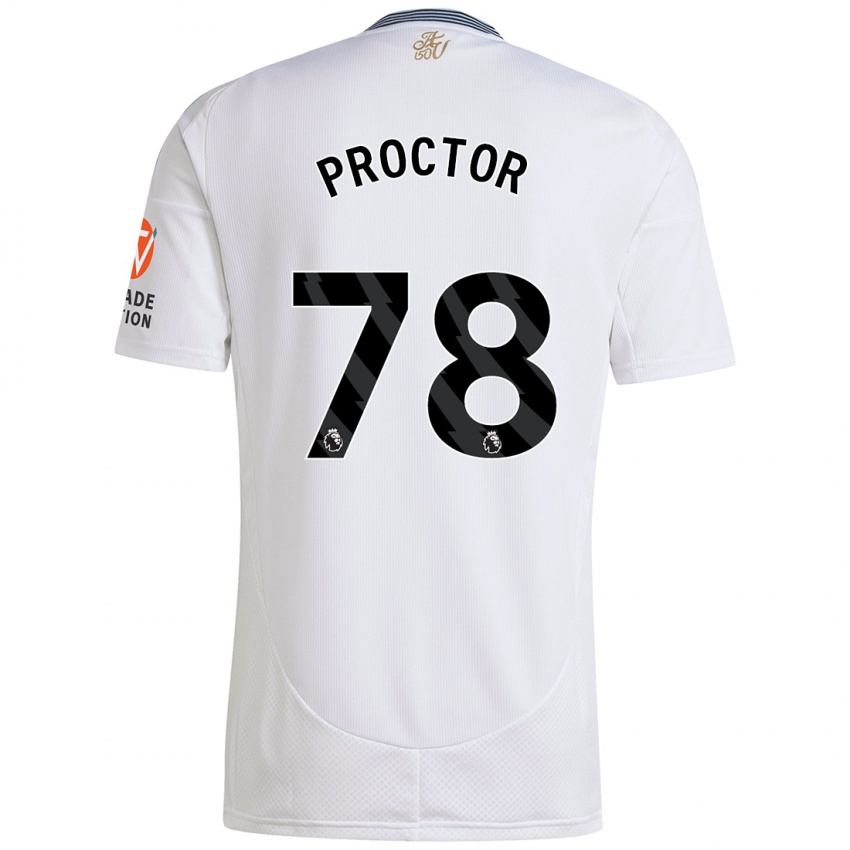 Enfant Maillot Sam Proctor #78 Blanc Tenues Extérieur 2024/25 T-Shirt Suisse