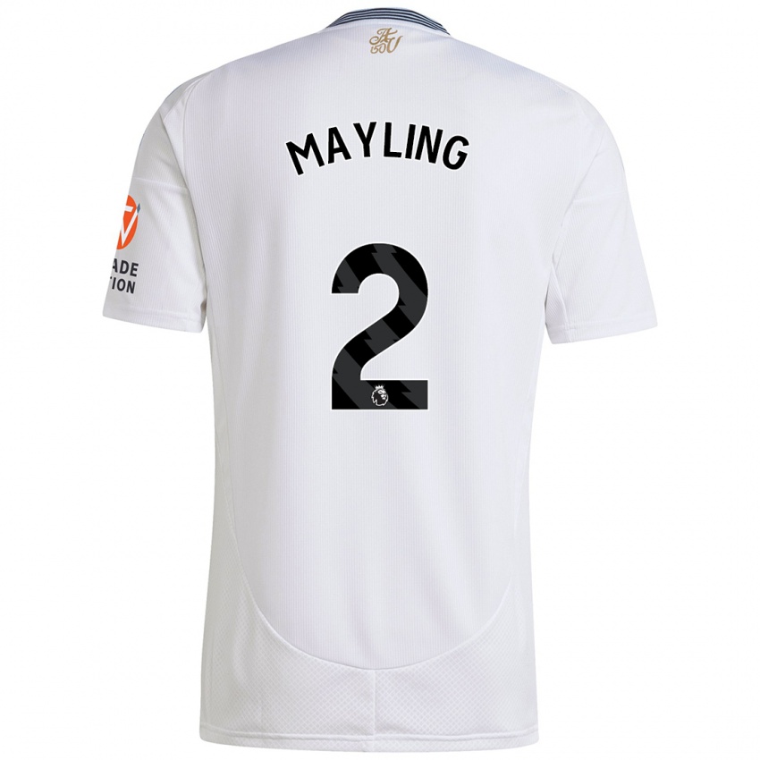 Kinder Sarah Mayling #2 Weiß Auswärtstrikot Trikot 2024/25 T-Shirt Schweiz