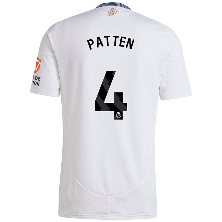 Kinder Anna Patten #4 Weiß Auswärtstrikot Trikot 2024/25 T-Shirt Schweiz