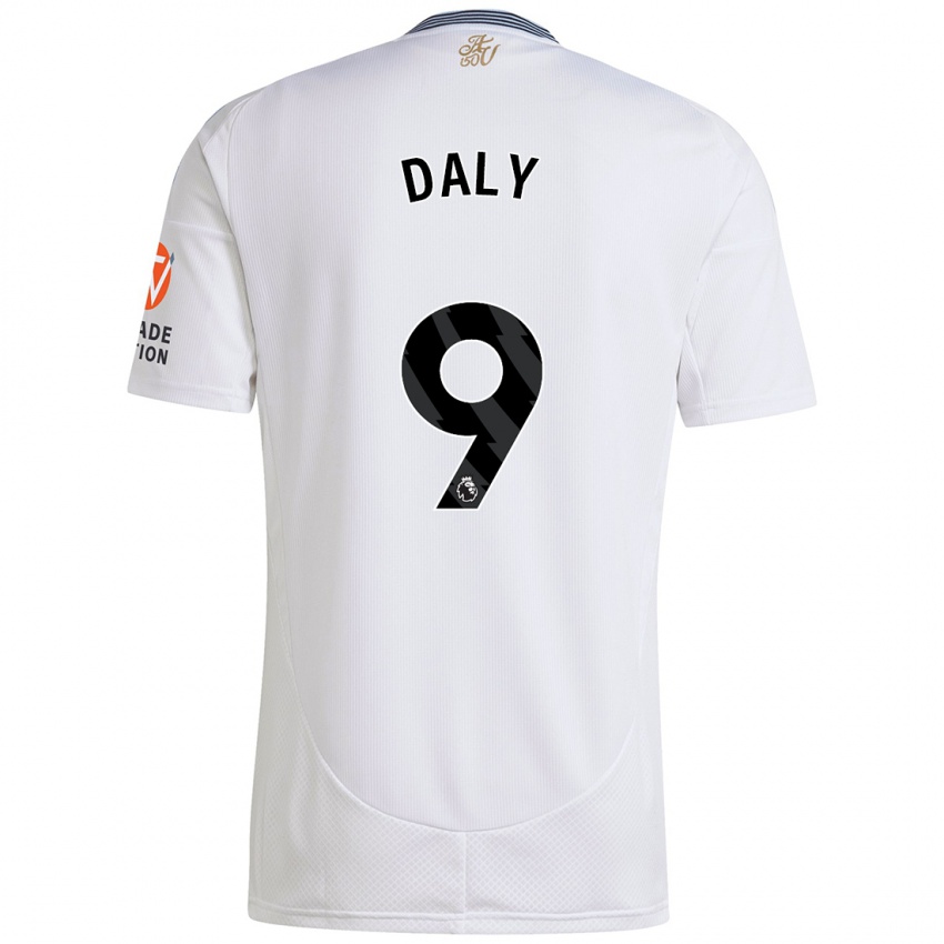 Enfant Maillot Rachel Daly #9 Blanc Tenues Extérieur 2024/25 T-Shirt Suisse