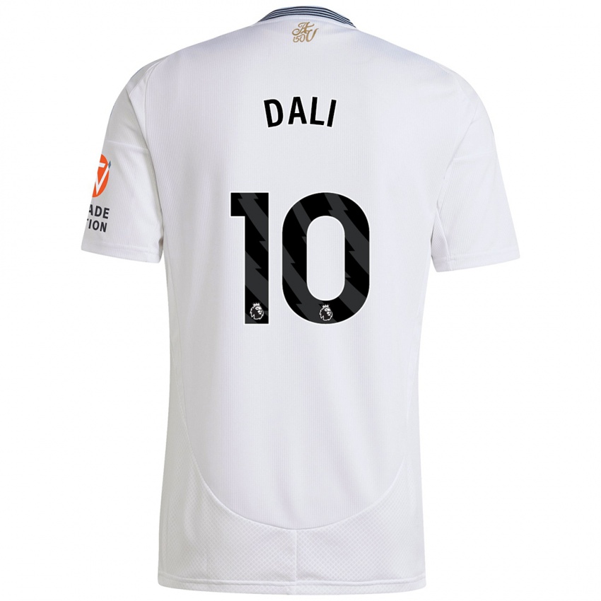 Enfant Maillot Kenza Dali #10 Blanc Tenues Extérieur 2024/25 T-Shirt Suisse