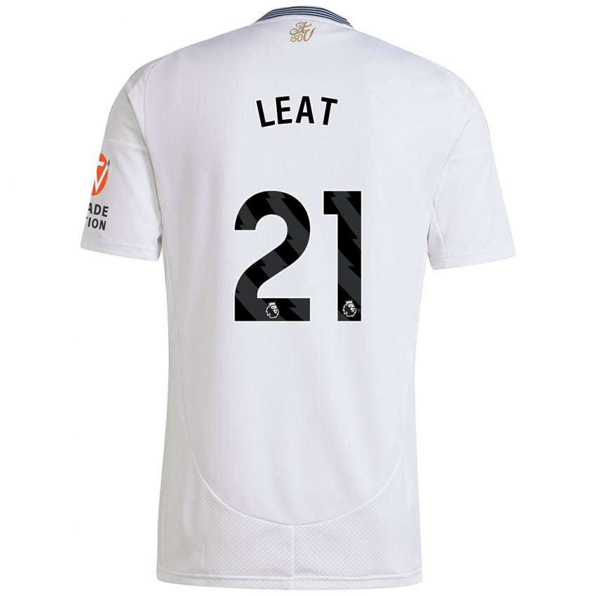 Enfant Maillot Anna Leat #21 Blanc Tenues Extérieur 2024/25 T-Shirt Suisse