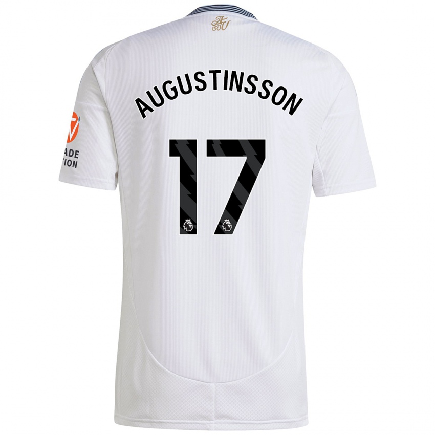 Enfant Maillot Ludwig Augustinsson #17 Blanc Tenues Extérieur 2024/25 T-Shirt Suisse