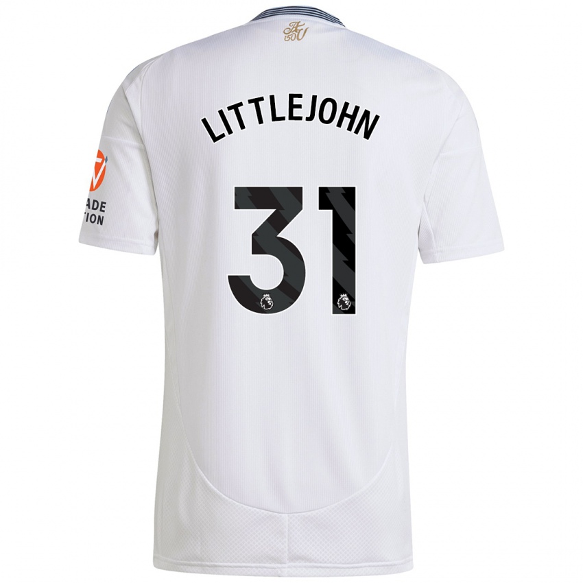 Kinder Ruesha Littlejohn #31 Weiß Auswärtstrikot Trikot 2024/25 T-Shirt Schweiz