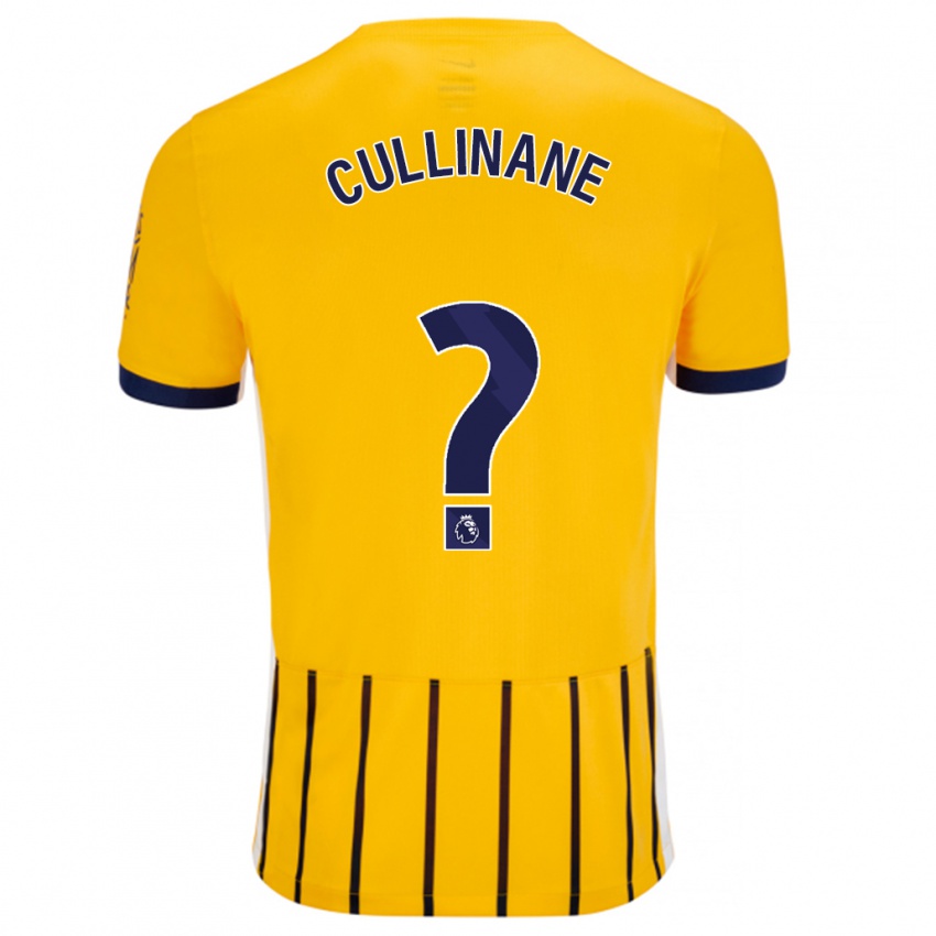 Kinder Billy-Ray Cullinane #0 Gold Blau Nadelstreifen Auswärtstrikot Trikot 2024/25 T-Shirt Schweiz