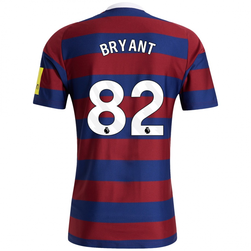 Kinder Thomas Bryant #82 Burgunderrot Marineblau Auswärtstrikot Trikot 2024/25 T-Shirt Schweiz