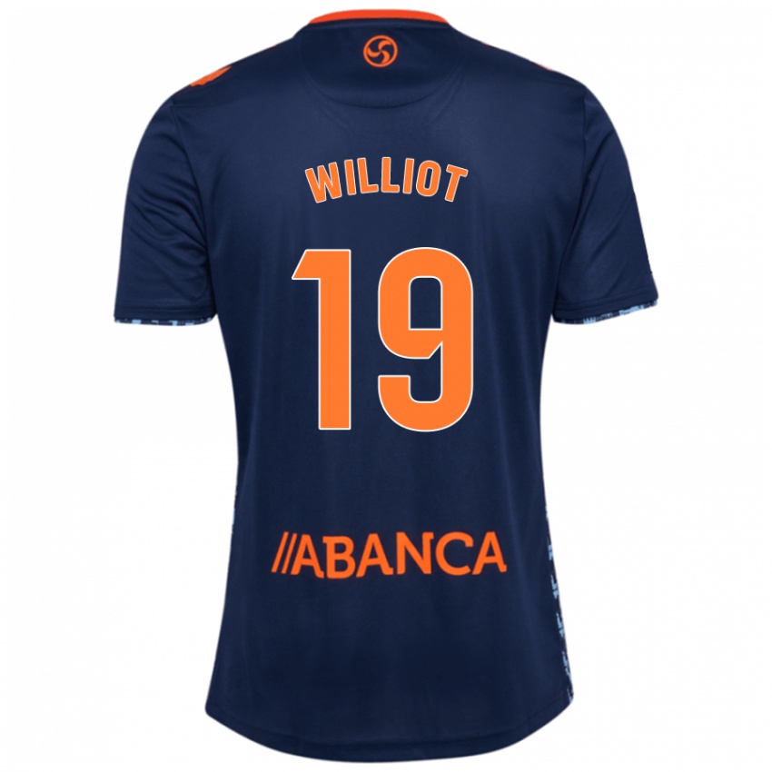 Enfant Maillot Williot Swedberg #19 Bleu Marine Tenues Extérieur 2024/25 T-Shirt Suisse