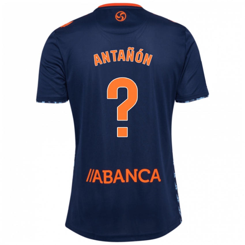 Enfant Maillot Andrés Antañón #0 Bleu Marine Tenues Extérieur 2024/25 T-Shirt Suisse