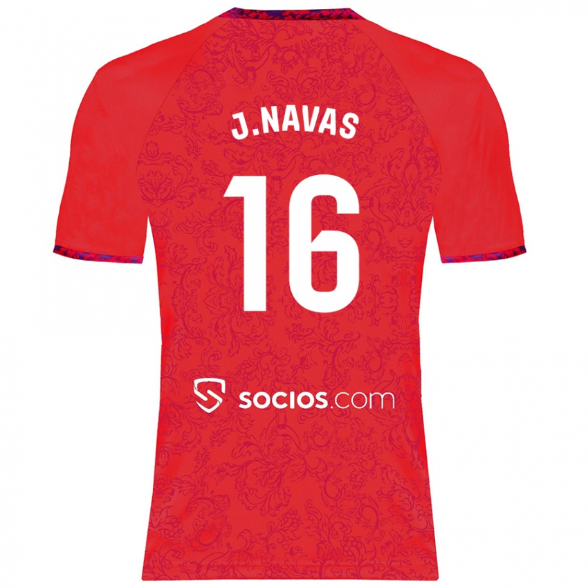 Kinder Jesús Navas #16 Rot Auswärtstrikot Trikot 2024/25 T-Shirt Schweiz