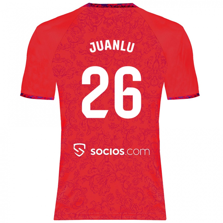 Kinder Juanlu Sánchez #26 Rot Auswärtstrikot Trikot 2024/25 T-Shirt Schweiz