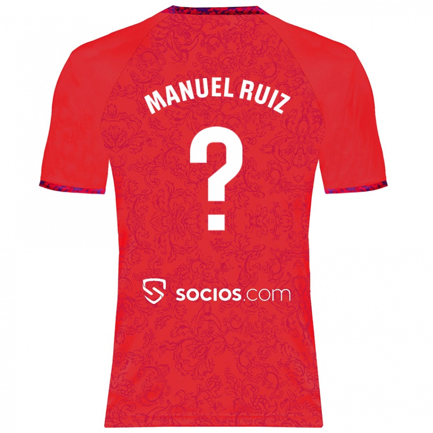 Kinder José Manuel Ruiz #0 Rot Auswärtstrikot Trikot 2024/25 T-Shirt Schweiz