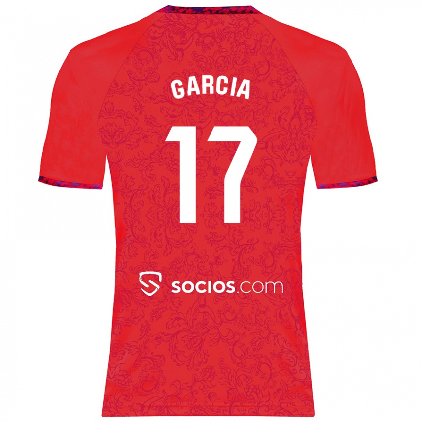 Kinder Débora García #17 Rot Auswärtstrikot Trikot 2024/25 T-Shirt Schweiz