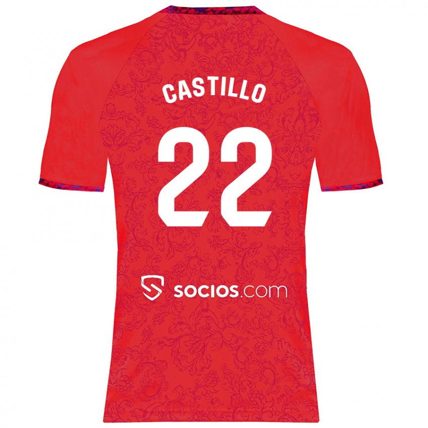 Kinder José Castillo #22 Rot Auswärtstrikot Trikot 2024/25 T-Shirt Schweiz