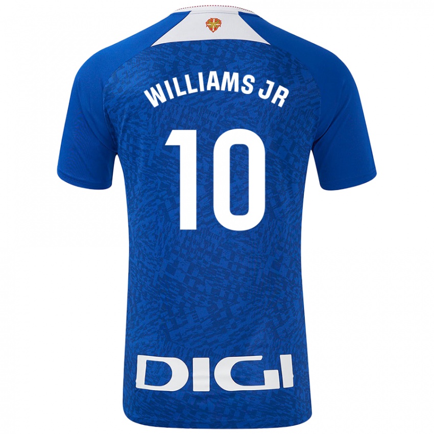 Kinder Nico Williams #10 Königsblau Auswärtstrikot Trikot 2024/25 T-Shirt Schweiz