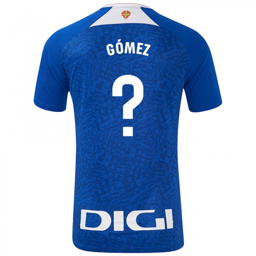 Enfant Maillot Xabi Gómez #0 Bleu Roi Tenues Extérieur 2024/25 T-Shirt Suisse