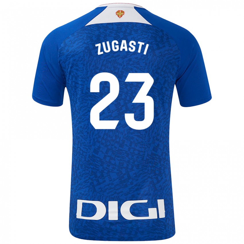 Enfant Maillot Patricia Zugasti Oses #23 Bleu Roi Tenues Extérieur 2024/25 T-Shirt Suisse