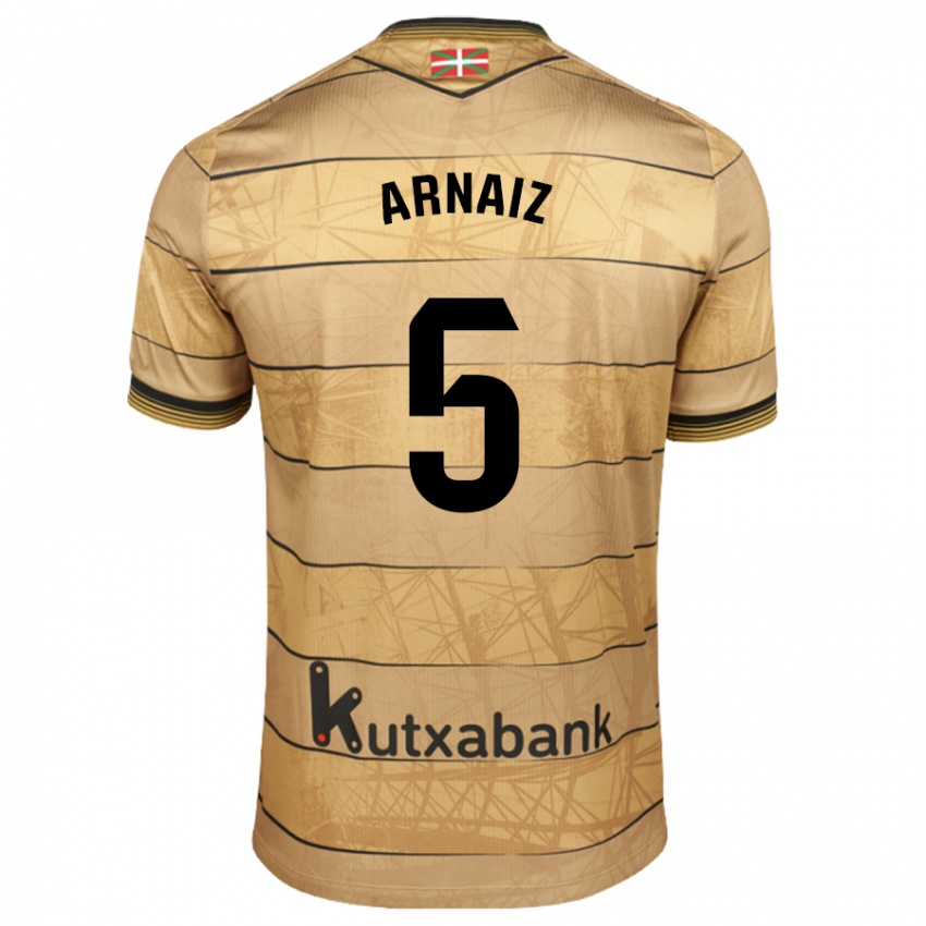 Kinder Iris Arnaiz #5 Braun Auswärtstrikot Trikot 2024/25 T-Shirt Schweiz