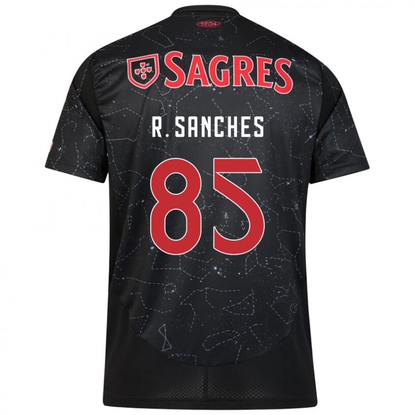 Enfant Maillot Renato Sanches #85 Noir Rouge Tenues Extérieur 2024/25 T-Shirt Suisse