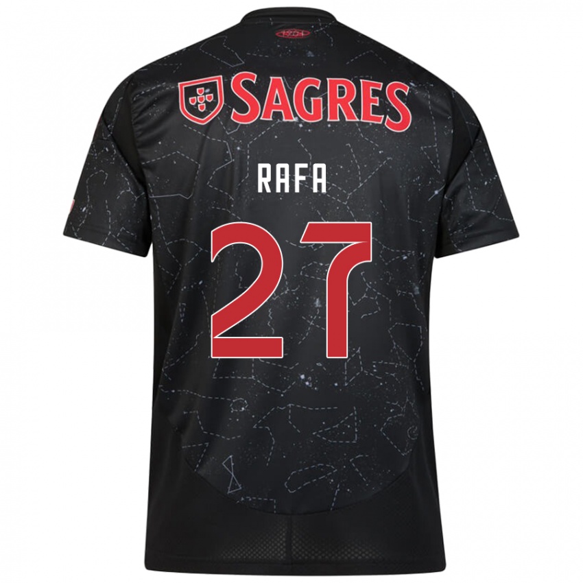 Enfant Maillot Rafa #27 Noir Rouge Tenues Extérieur 2024/25 T-Shirt Suisse