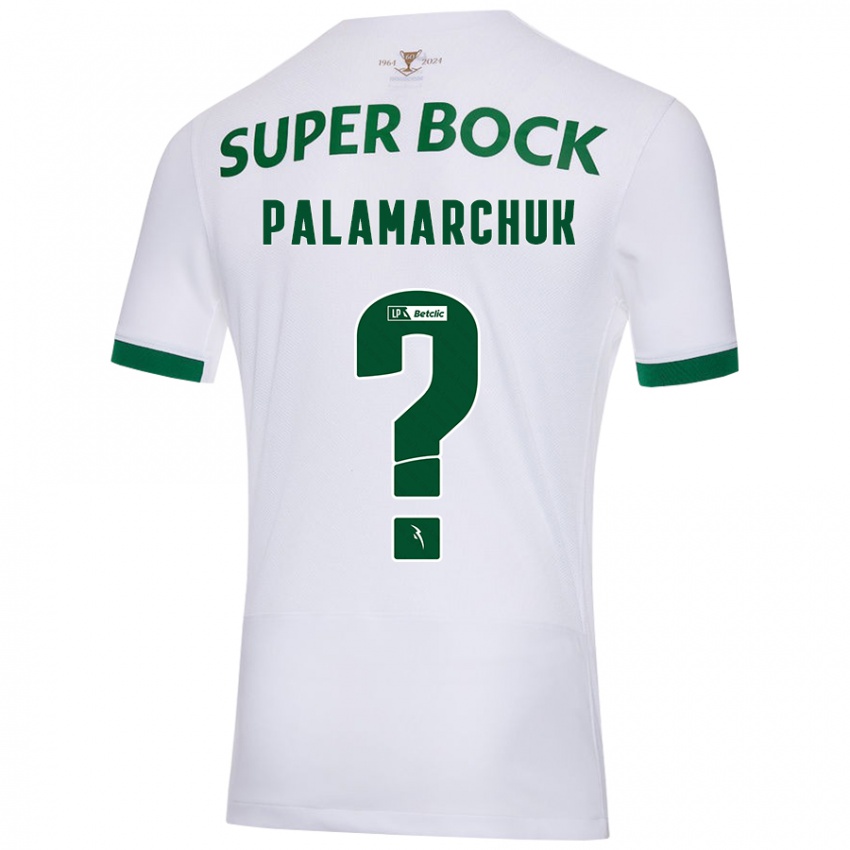 Enfant Maillot Cristiano Vitaly Palamarchuk #0 Blanc Vert Tenues Extérieur 2024/25 T-Shirt Suisse