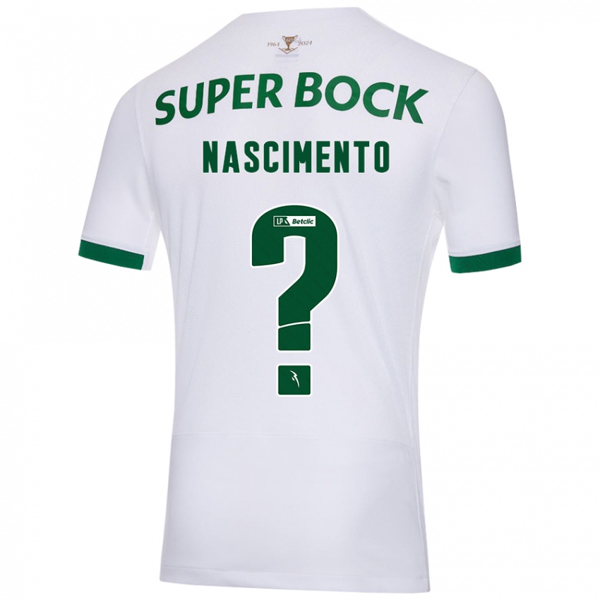 Enfant Maillot Sandro Nascimento #0 Blanc Vert Tenues Extérieur 2024/25 T-Shirt Suisse