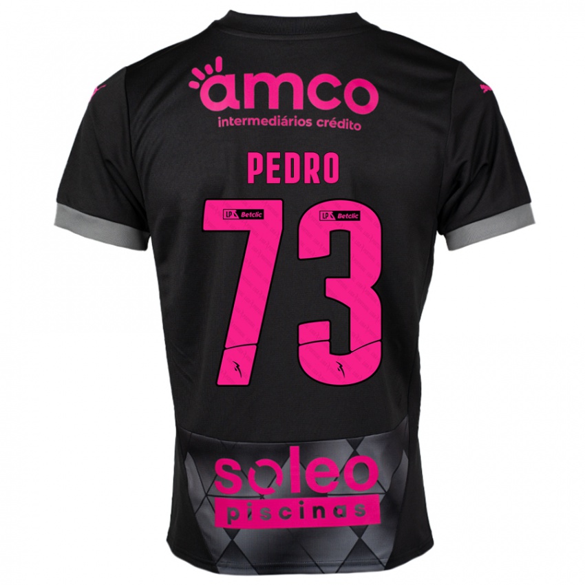 Kinder Zé Pedro #73 Schwarz Rosa Auswärtstrikot Trikot 2024/25 T-Shirt Schweiz