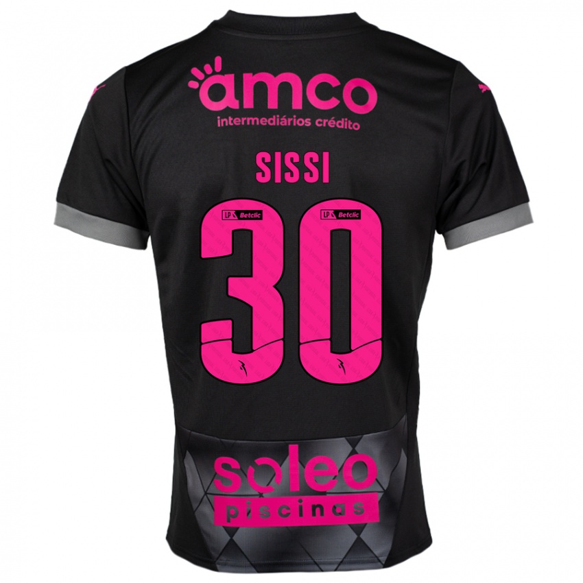 Kinder Sissi #30 Schwarz Rosa Auswärtstrikot Trikot 2024/25 T-Shirt Schweiz