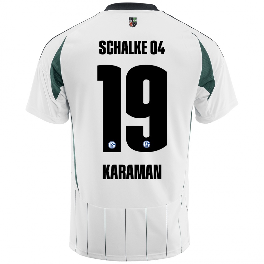 Kinder Kenan Karaman #19 Weiß Grün Auswärtstrikot Trikot 2024/25 T-Shirt Schweiz