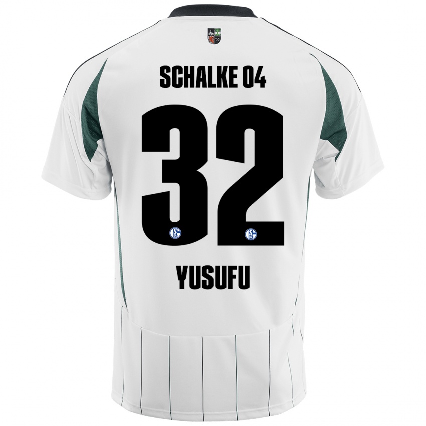 Kinder Faaris Yusufu #32 Weiß Grün Auswärtstrikot Trikot 2024/25 T-Shirt Schweiz