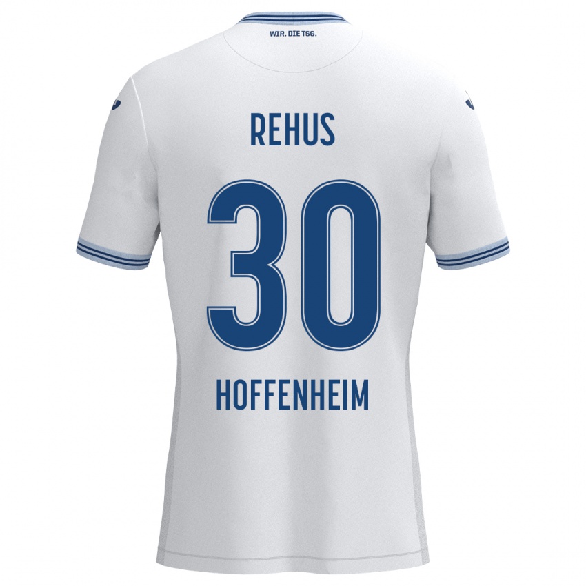 Kinder Milan Rehus #30 Weiß Blau Auswärtstrikot Trikot 2024/25 T-Shirt Schweiz