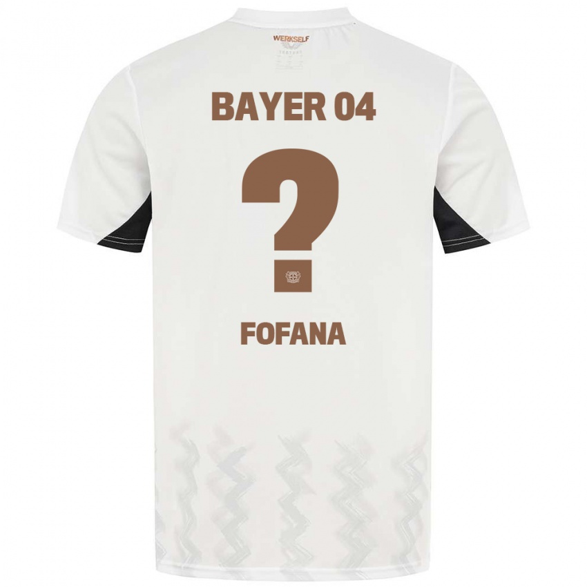 Kinder Sadik Fofana #0 Weiß Schwarz Auswärtstrikot Trikot 2024/25 T-Shirt Schweiz