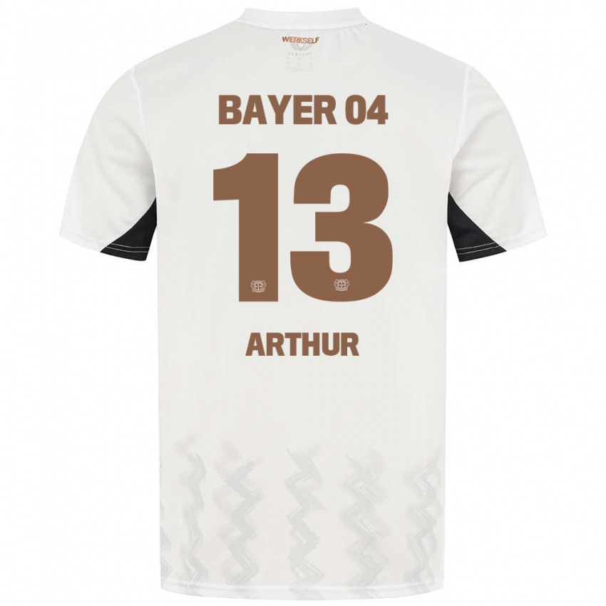 Kinder Arthur #13 Weiß Schwarz Auswärtstrikot Trikot 2024/25 T-Shirt Schweiz