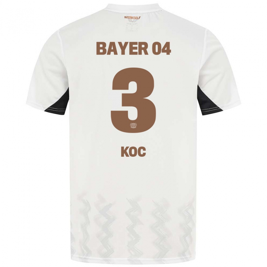 Kinder Halil Koc #3 Weiß Schwarz Auswärtstrikot Trikot 2024/25 T-Shirt Schweiz