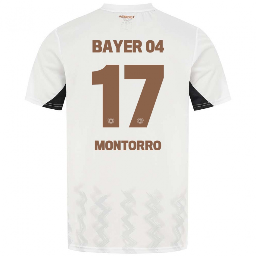 Kinder Josuè Montorro #17 Weiß Schwarz Auswärtstrikot Trikot 2024/25 T-Shirt Schweiz