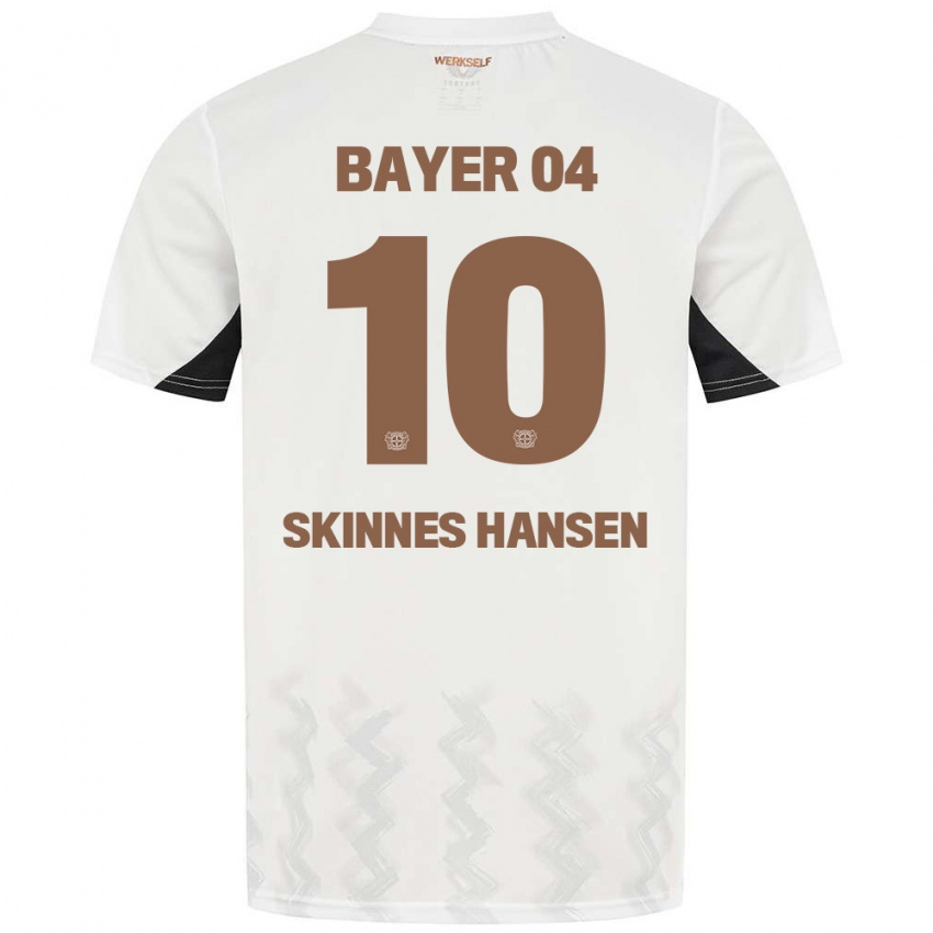 Kinder Synne Skinnes Hansen #10 Weiß Schwarz Auswärtstrikot Trikot 2024/25 T-Shirt Schweiz